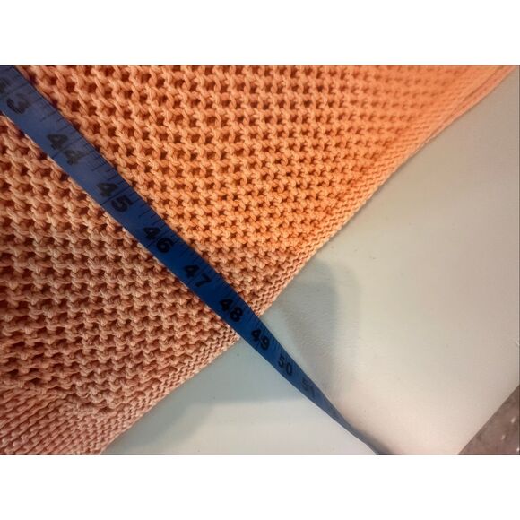 YFB Young Fabulous & Broke Women's Coral Crochet Maxi Dress Cover-up Large NWT - Picture 4 of 11